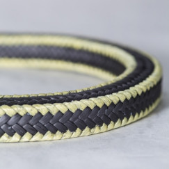 Combination of Graphite-Filled PTFE and Aramid Fibers